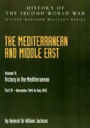 The Mediterranean and Middle East de Ian Stanley Ord Playfair