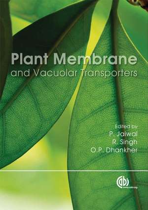 Plant Membrane and Vacuolar Transporters de Tracey Cuin