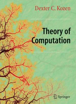 Theory of Computation de Dexter C. Kozen