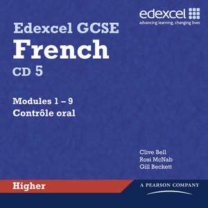 Edexcel GCSE French Higher Audio CDs de Clive Bell