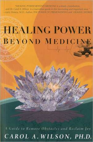 Healing Power Beyond Medicine de Carol A. Wilson