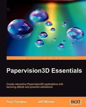 Papervision3d Essentials de Paul Tondeur