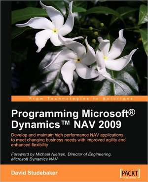 Programming Microsoft Dynamics Nav 2009 de David Studebaker