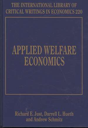 Applied Welfare Economics de Richard E. Just