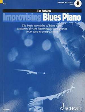 Improvising Blues Piano de Tim Richards