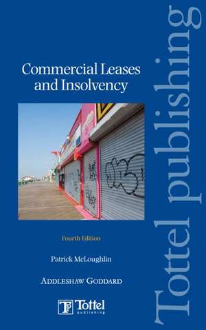 Commercial Leases and Insolvency de Patrick McLoughlin