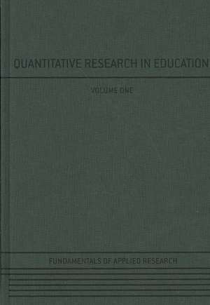 Quantitative Research in Education de Stephen Gorard