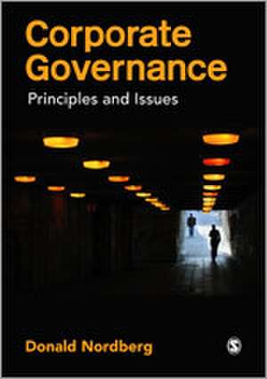 Corporate Governance de Donald Nordberg