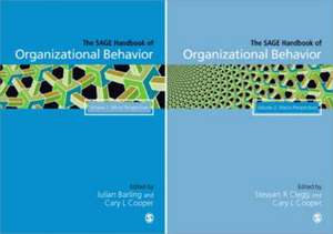 The SAGE Handbook of Organizational Behavior de Julian Barling