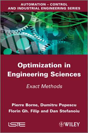 Optimization in Engineering Sciences – Exact Methods de P Borne