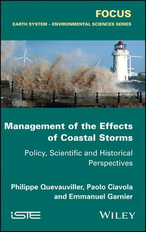 Management of the Effects of Coastal Storms de P Quevauviller