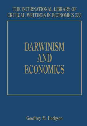 Darwinism and Economics de Geoffrey M. Hodgson