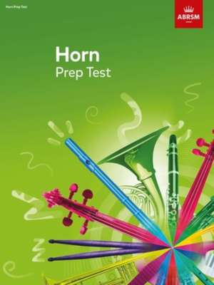 Horn Prep Test 2017 de ABRSM