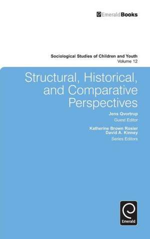 Structural, Historical, and Comparative Perspectives de Jens Qvortrup