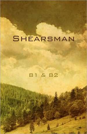 Shearsman 81 & 82 de Tony Frazer