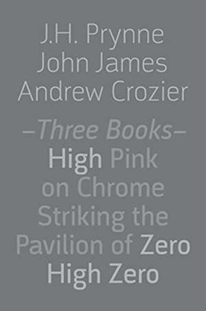Three Books de J. H. Prynne
