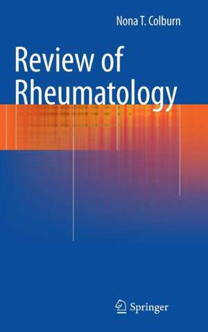 Review of Rheumatology de Nona T. Colburn