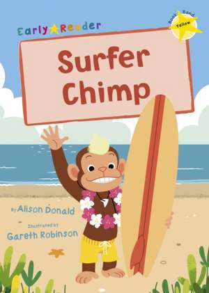 Surfer Chimp de Alison Donald