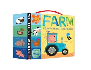 Farm Jigsaw and Sticker Book de Fhiona Galloway