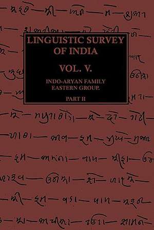 Linguistic Survey of India Vol V Part II de G. A. Grierson