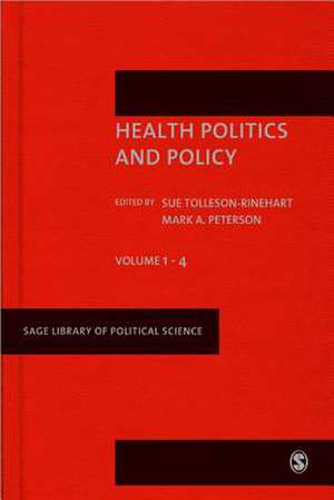 Health Politics and Policy de Sue Tolleson-Rinehart