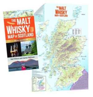 The MALT WHISKY MAP OF SCOTLAND de James McEwan