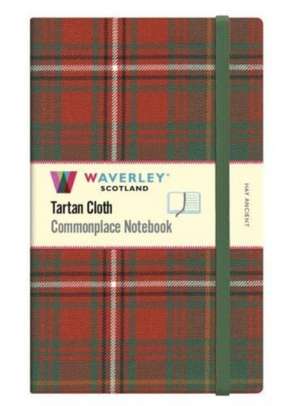 Waverley Tartan Commonplace Hay Ancient Large (21 X 13CM) Notebook de Waverley Scotland