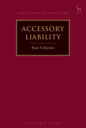 Accessory Liability de Paul S. Davies