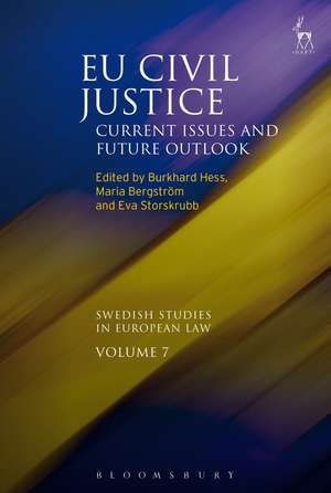 EU Civil Justice: Current Issues and Future Outlook de Professor Dr Burkhard Hess