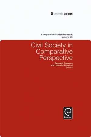 Civil Society in Comparative Perspective de Bernard Enjolras