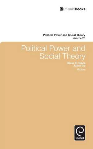 Political Power and Social Theory de Diane E. Davis