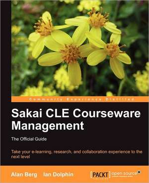 Sakai Cle Courseware Management de Alan Mark Berg