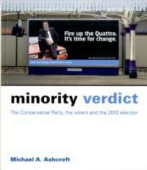 Minority Verdict de Michael A. Ashcroft