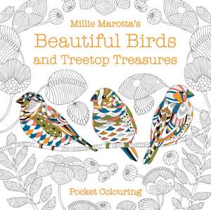 Millie Marotta's Beautiful Birds and Treetop Treasures Pocket Colouring de Millie Marotta