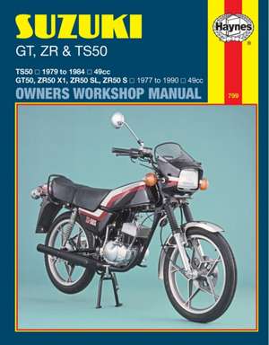 Suzuki GT, ZR & TS50 (77 – 90) Haynes Repair Manual de Haynes