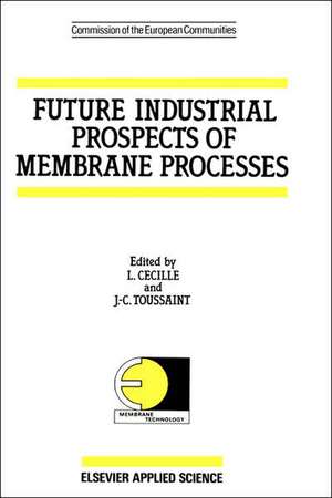 Future Industrial Prospects of Membrane Processes de L. Cecille