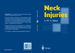 Neck Injuries de Syed M.A. Babar