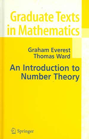 An Introduction to Number Theory de G. Everest