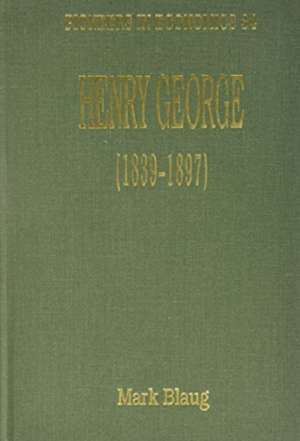 Henry George (1839–1897) de Mark Blaug