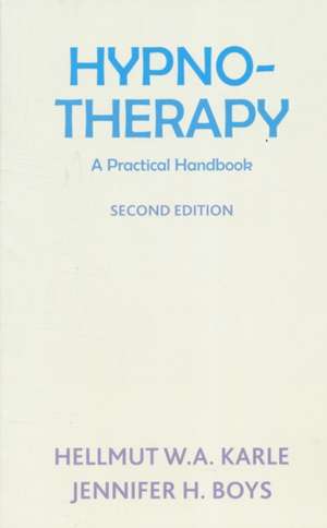 Hypnotherapy de Hellmut W A Karle
