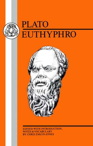 Plato: Euthyphro de Dr C.J. Emlyn-Jones
