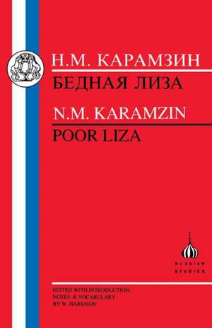 Karamzin: Poor Liza de N.M. Karamzin