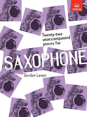 Twenty-two Unaccompanied Pieces for Saxophone de ABRSM