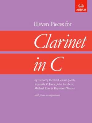 Eleven Pieces for Clarinet in C de ABRSM