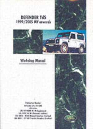 Land Rover Defender Td5 1999/2006 My: 1965-1972 de Brooklands Books Ltd