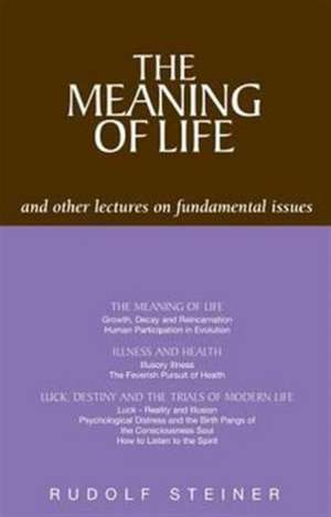 Steiner, R: Meaning of Life and Other Lectures on Fundamenta de Rudolf Steiner