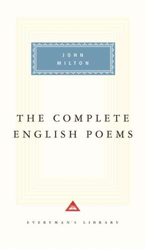 The Complete English Poems de John Milton