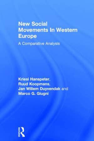 New Social Movements In Western Europe: A Comparative Analysis de Kriesi Hanspeter