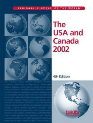 The USA and Canada 2002 de Europa Publications