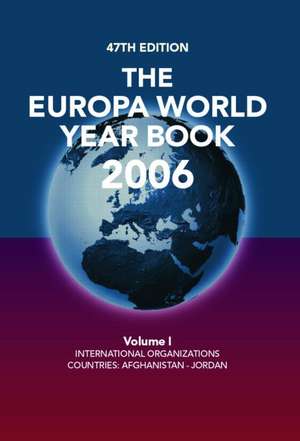 The Europa World Year Book 2006 de Europa Publications